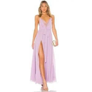 Michael Costello x REVOLVE Justin Gown lace insert adjustable strap New with tag